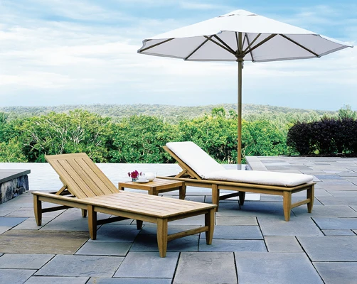 Poolside Chaise — Kingsley Bate range-page photograph