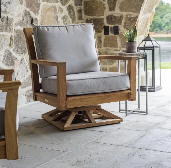 Swivel Rocker Lounge Chair — Kingsley Bate range-page photograph