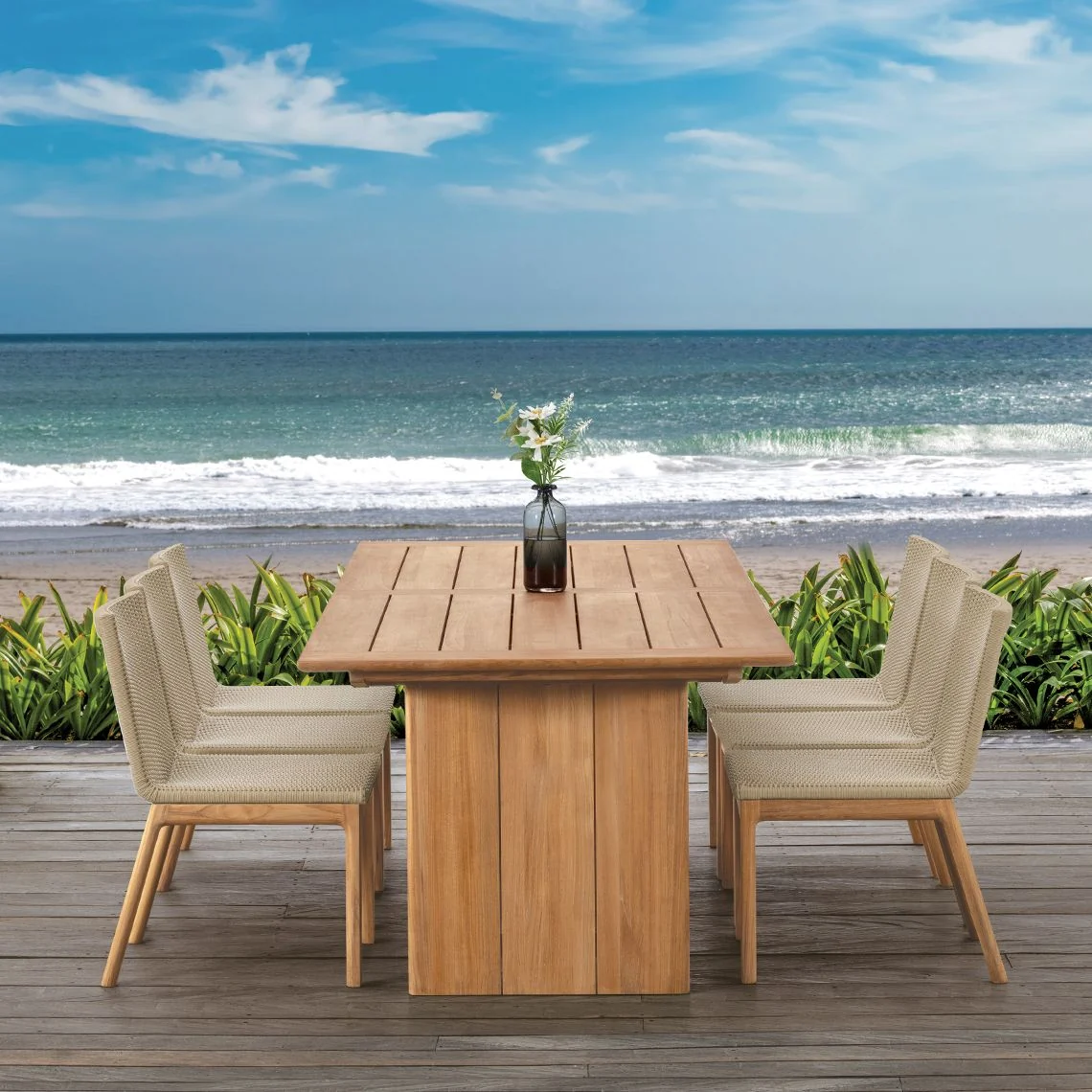 275cm Rectangular Dining Table — Kingsley Bate range-page photograph