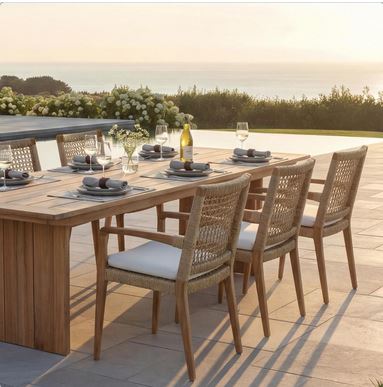 275cm Rectangular Dining Table — Kingsley Bate range-page photograph