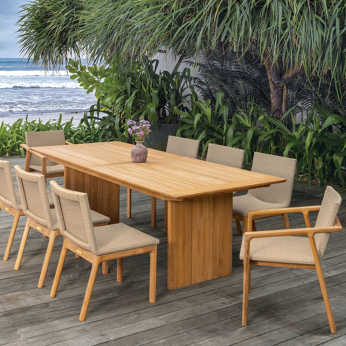 275cm Rectangular Dining Table — Kingsley Bate range-page photograph