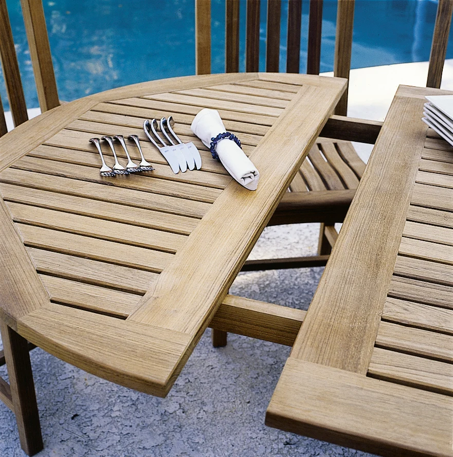122" Oval Extension Table — Kingsley Bate range-page photograph
