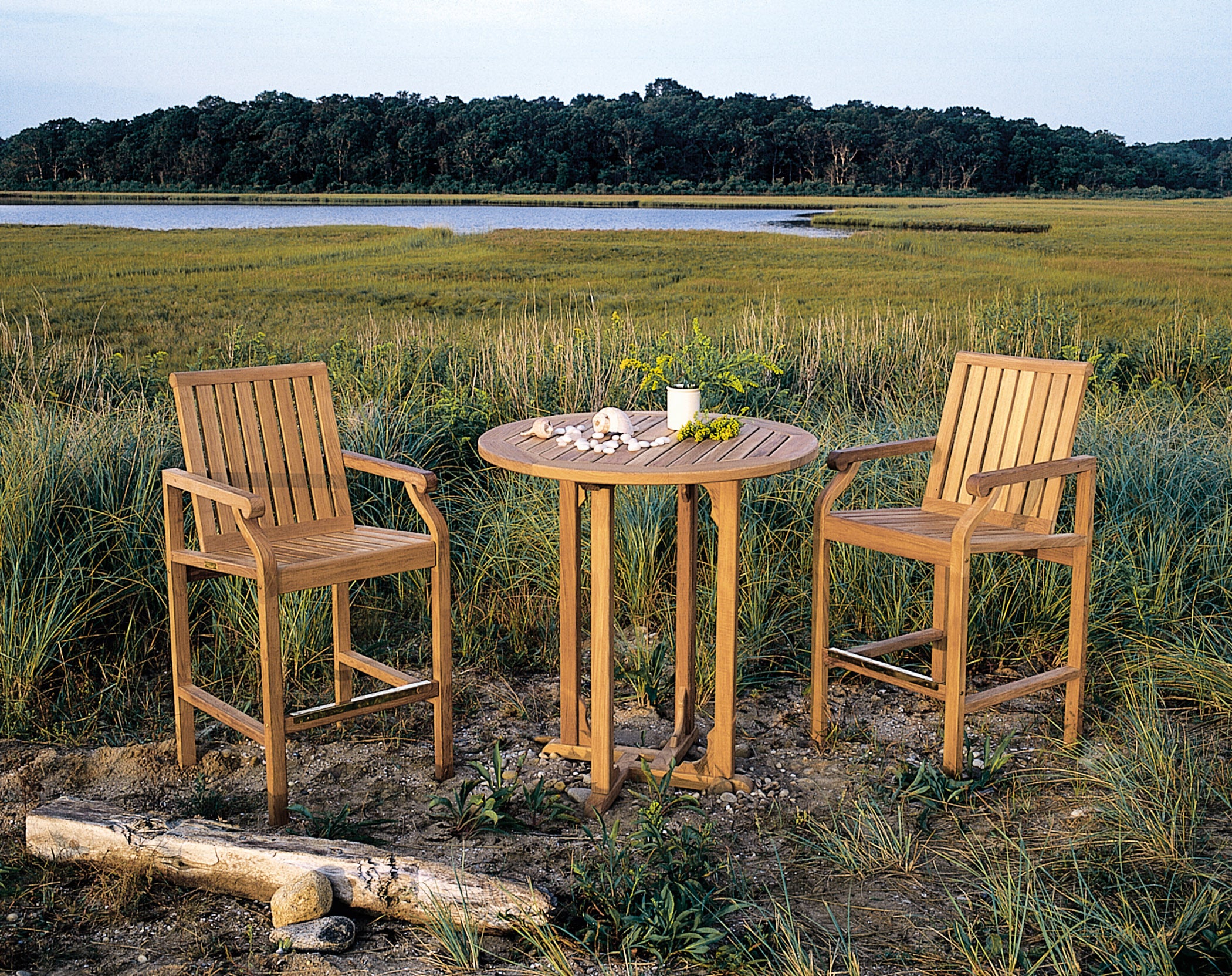 36" Round Bar Table — Kingsley Bate range-page photograph