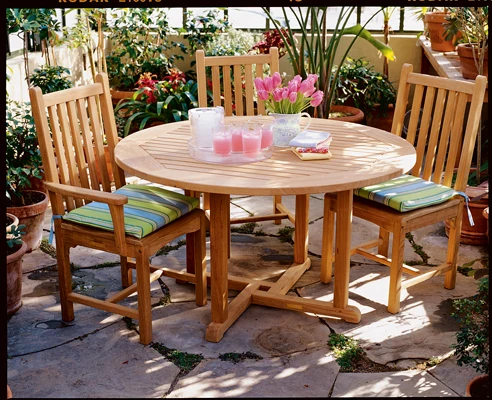 36" Round Dining Table — Kingsley Bate range-page photograph
