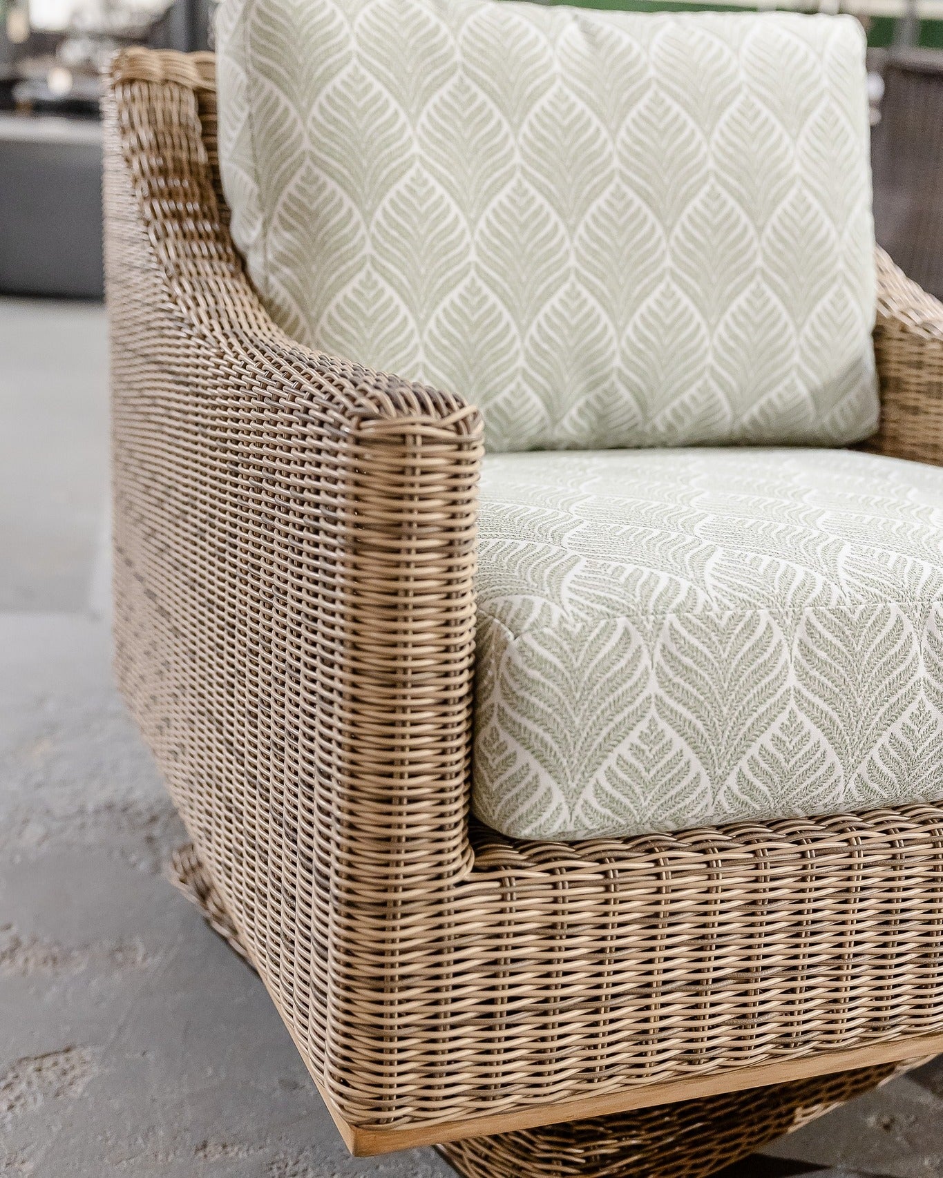 Swivel Rocker Lounge Chair — Kingsley Bate range-page photograph