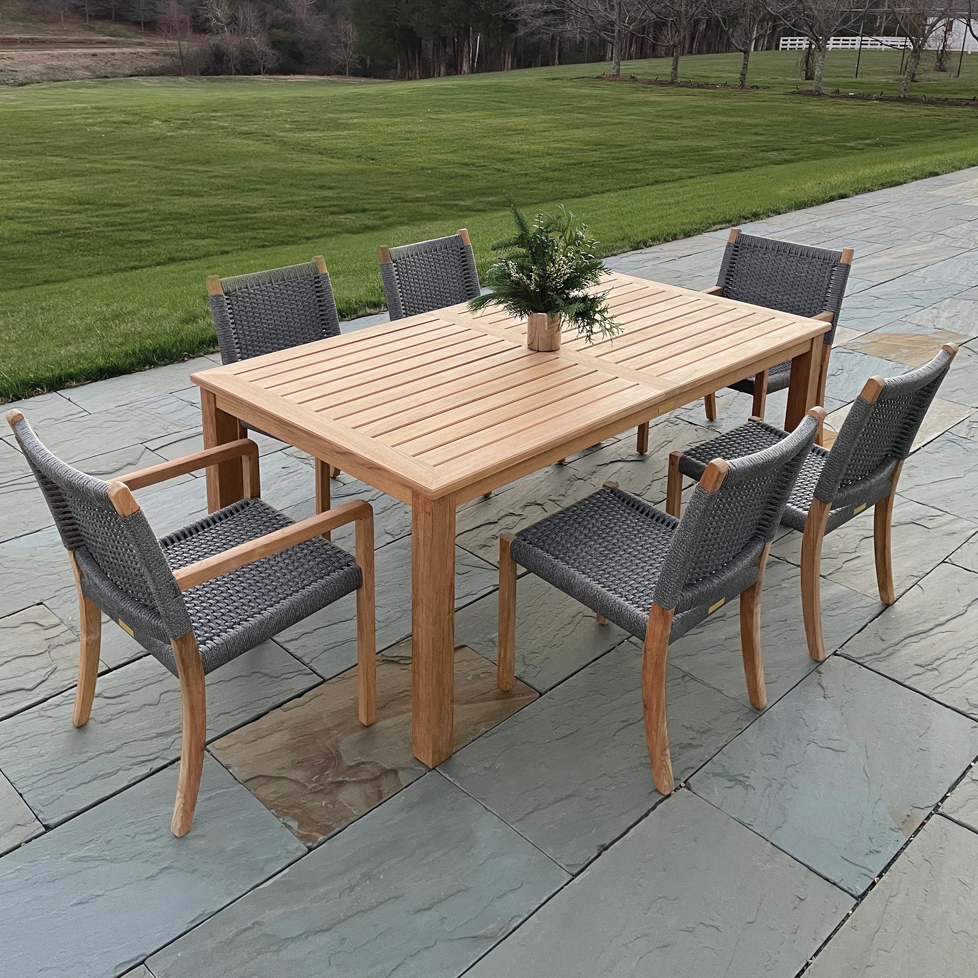 Dining Arm Chair - Natural Cord — Kingsley Bate range-page photograph