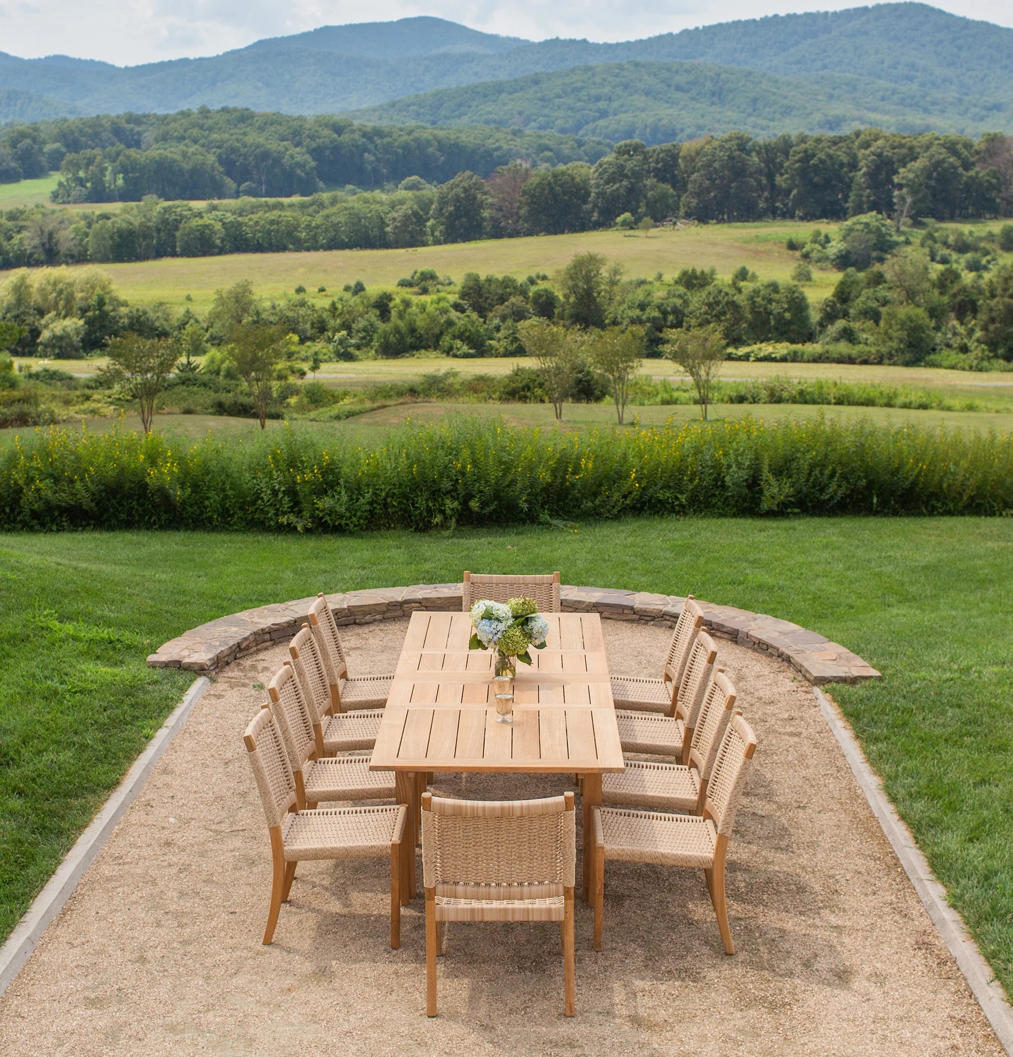Dining Arm Chair - Natural Cord — Kingsley Bate range-page photograph