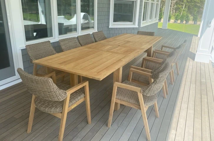 Rectangular Extension Table 210 - 300cm — Kingsley Bate range-page photograph