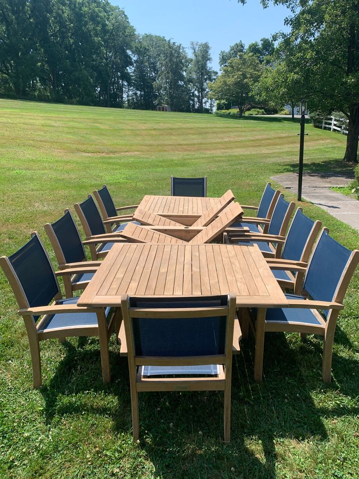 Rectangular Extension Table 210 - 300cm — Kingsley Bate range-page photograph