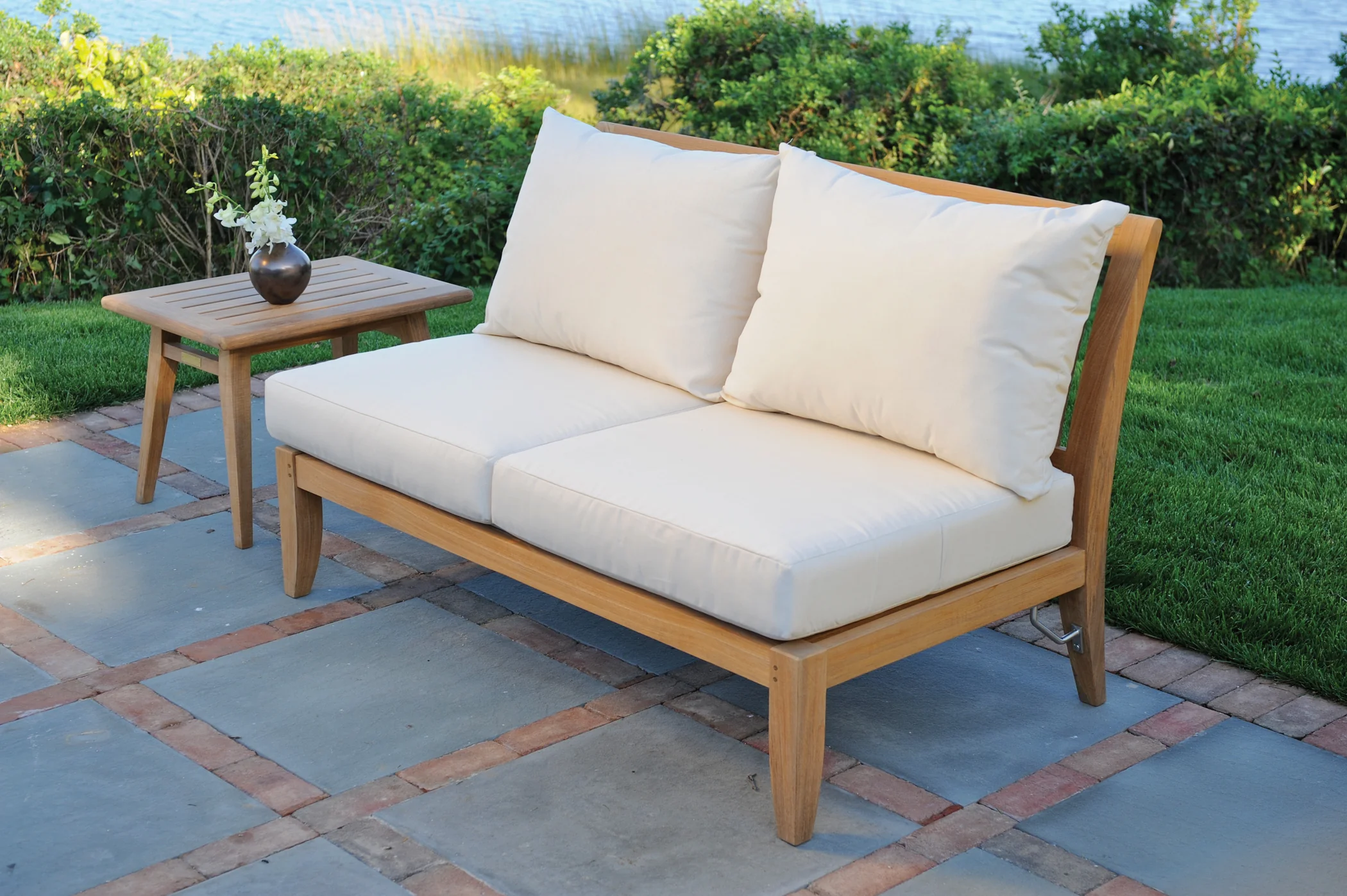 Sectional Armless Settee — Kingsley Bate range-page photograph
