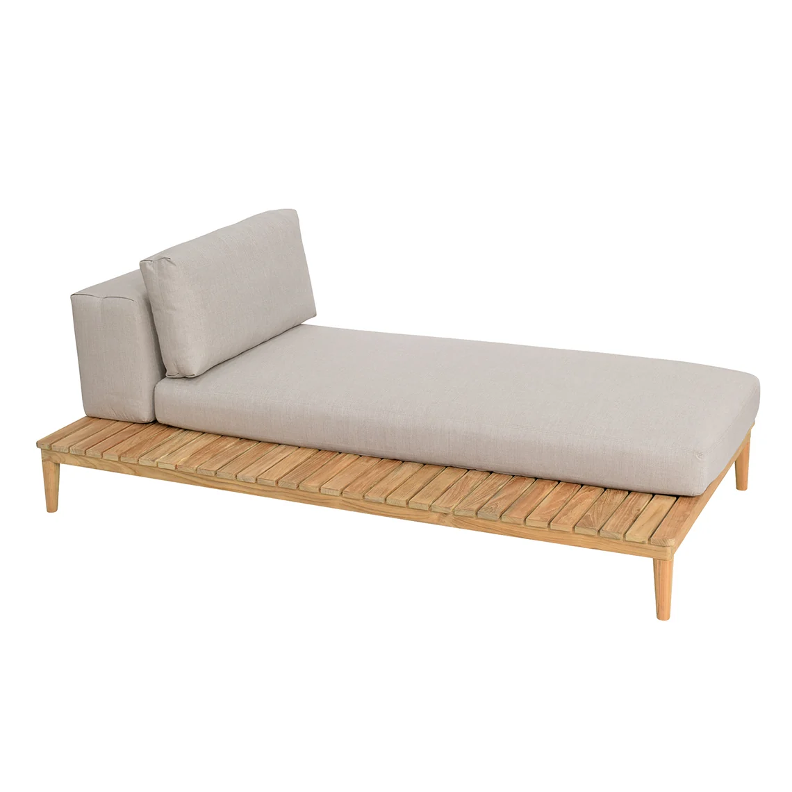 Kingsley Bate Chaise w/ Left Table ledge