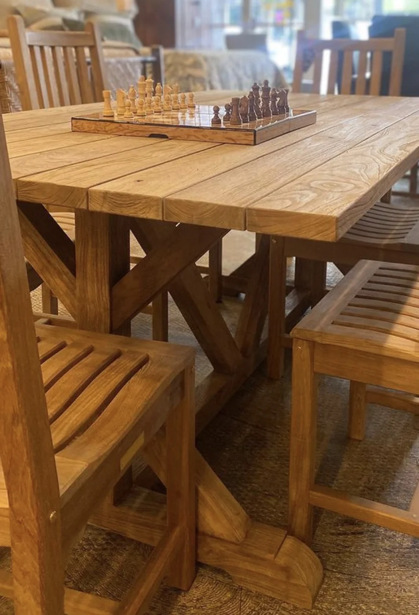 73" Rectangular Farmhouse Table — Kingsley Bate range-page photograph
