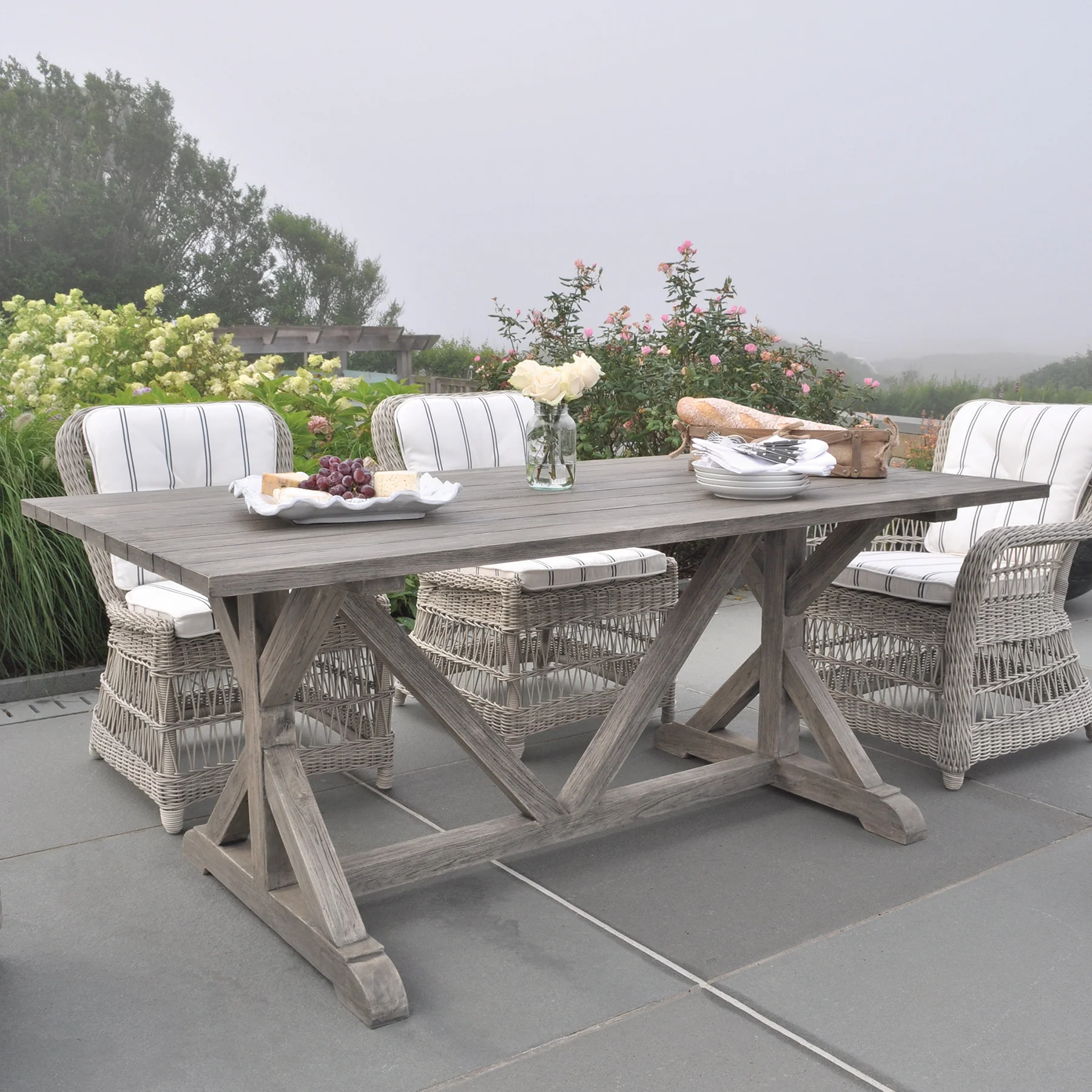 73" Rectangular Farmhouse Table — Kingsley Bate range-page photograph