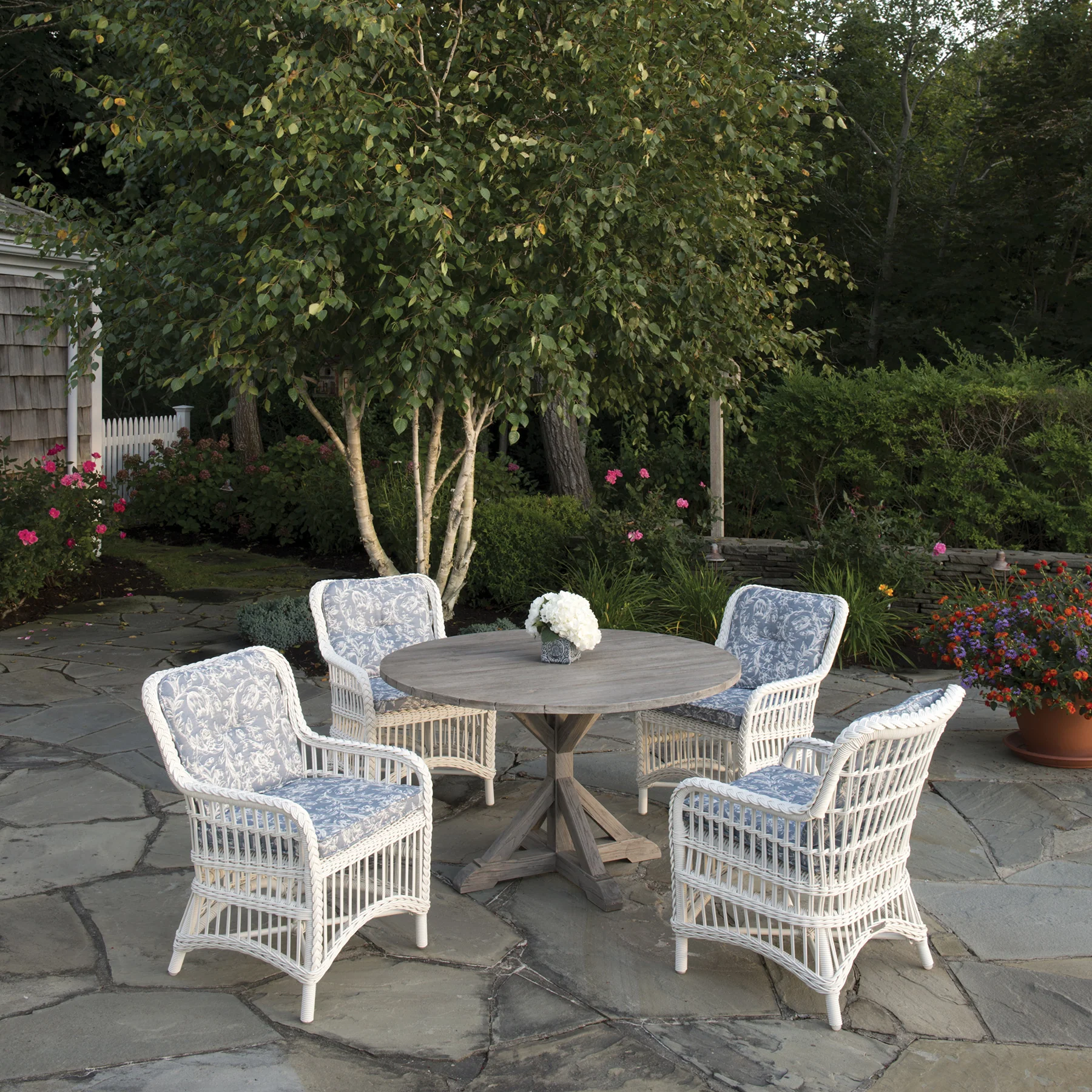 50" Round Dining Table — Kingsley Bate range-page photograph