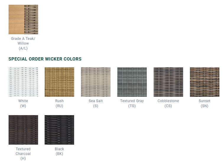 Frances colour options — Kingsley Bate swatch sheet
