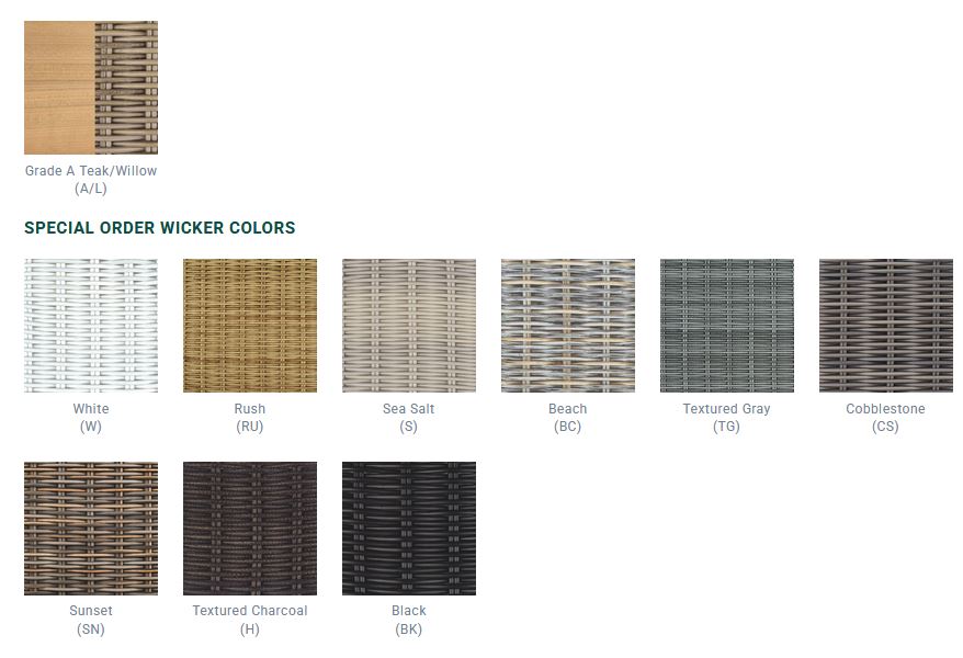 Frances colour options — Kingsley Bate swatch sheet