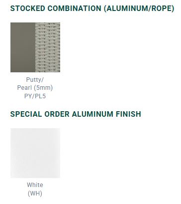 La Jolla colour options — Kingsley Bate swatch sheet