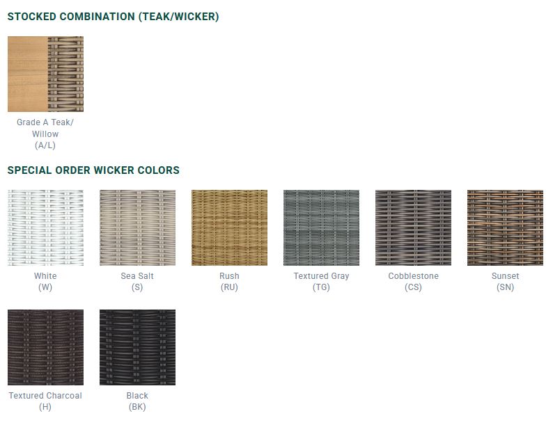 Spencer colour options — Kingsley Bate swatch sheet