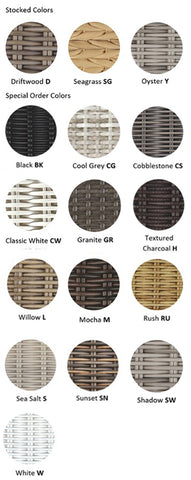 Sag Harbor colour options — Kingsley Bate swatch sheet
