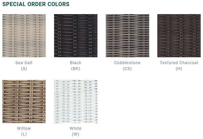 Westport colour options — Kingsley Bate swatch sheet