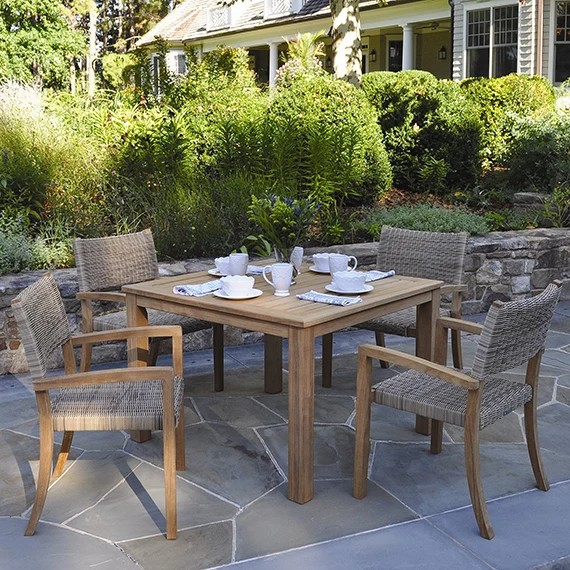 42" Square Dining Table — Kingsley Bate range-page photograph