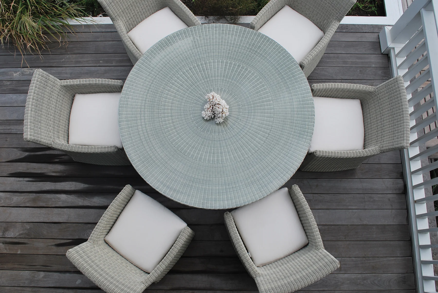 50" Round Dining Table — Kingsley Bate range-page photograph