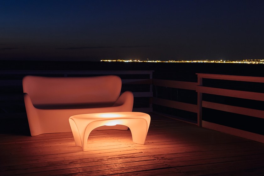 MYYOUR Lily Tavolino luminoso con ice-box Light ice-box coffee table