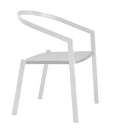 MYYOUR Push Dining armchair TE (fabric-backrest variant)