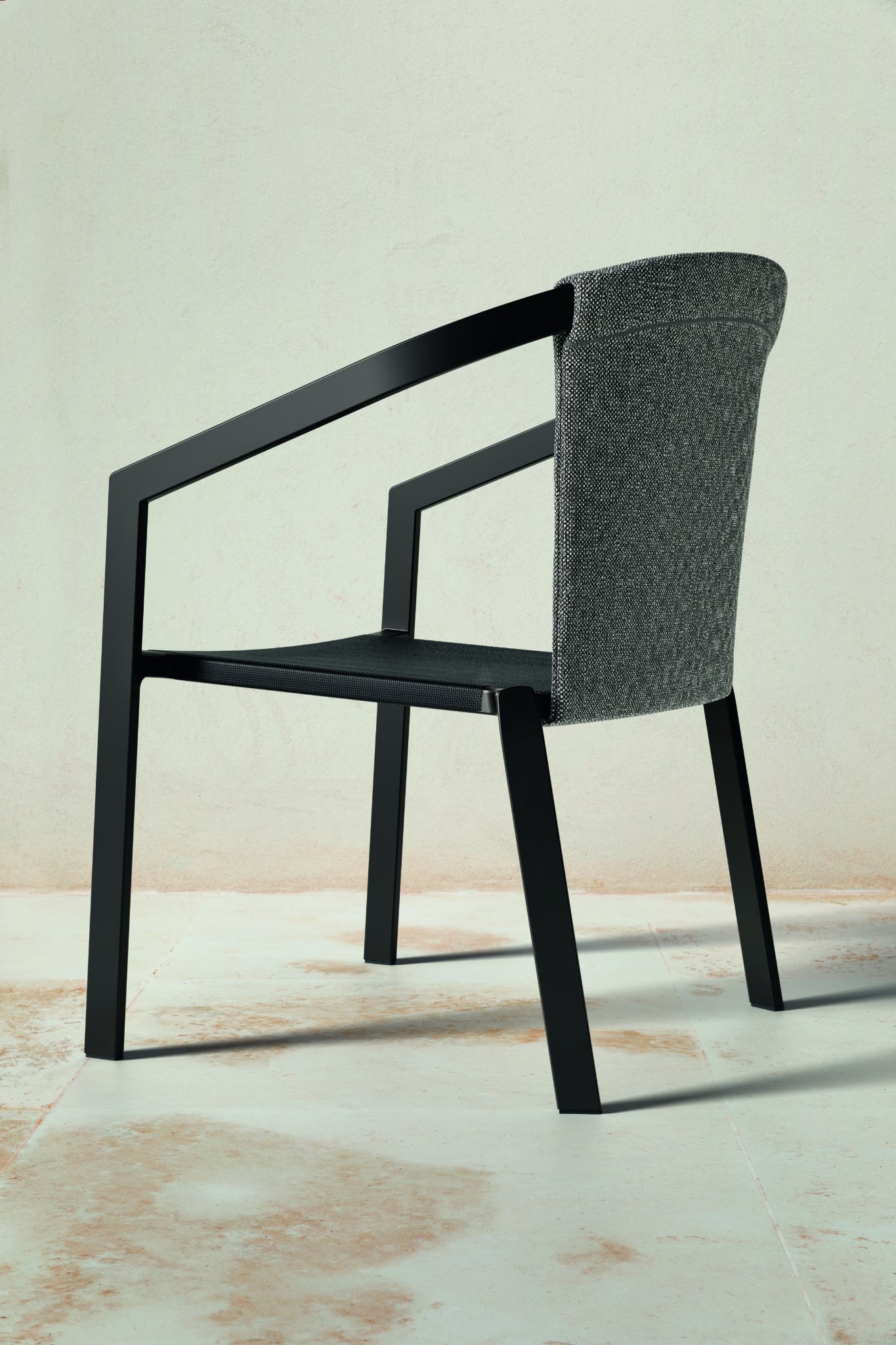 MYYOUR Push Lounge armchair with fabric backrest