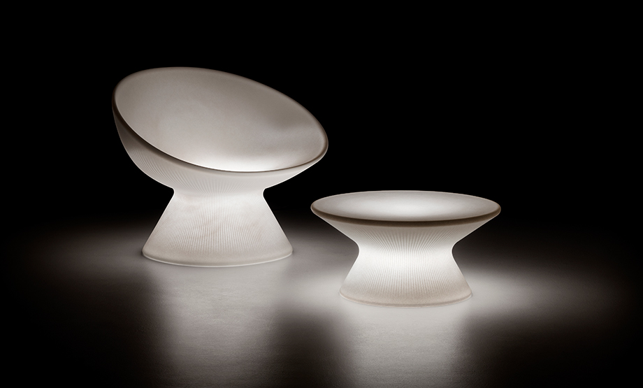 Plust Cuscino Fade Relax Armchair (esterno coperto, bianco perla/pearl white)