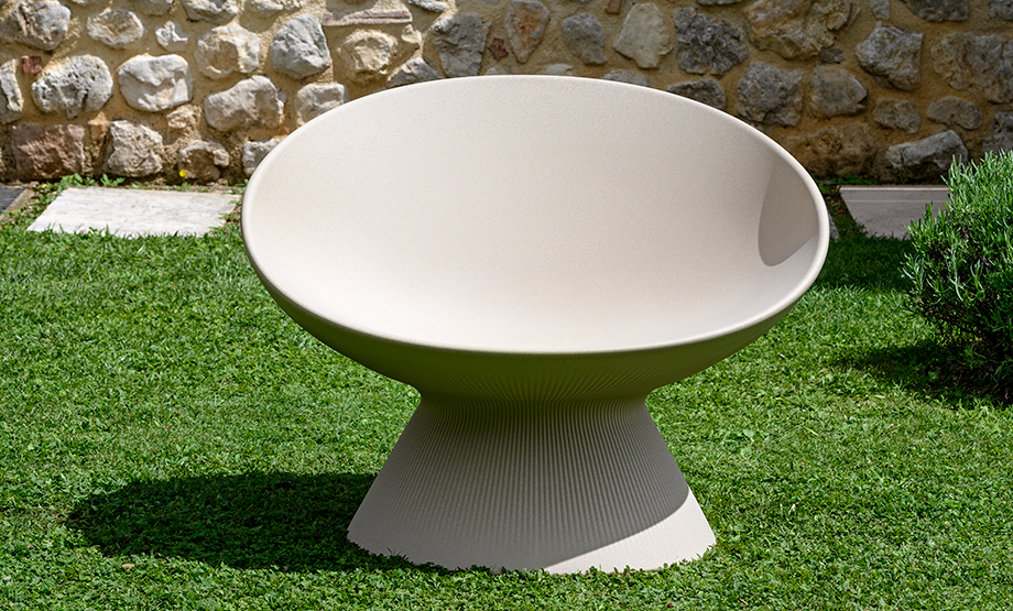 Plust Cuscino Fade Relax Armchair (esterno/outdoor, azzurro/light blue)