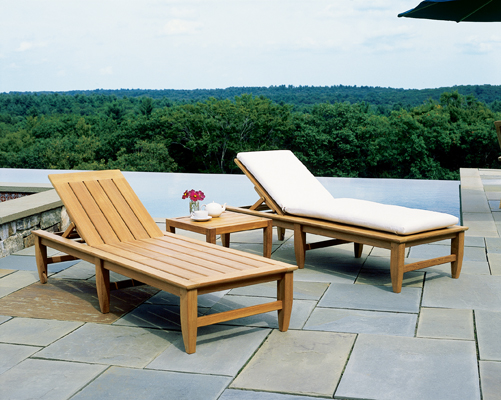Poolside Chaise — Kingsley Bate archive photograph