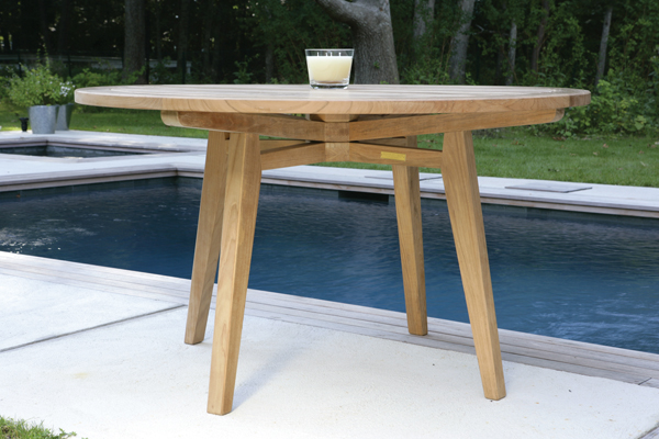 52" Round Dining Table — Kingsley Bate archive photograph