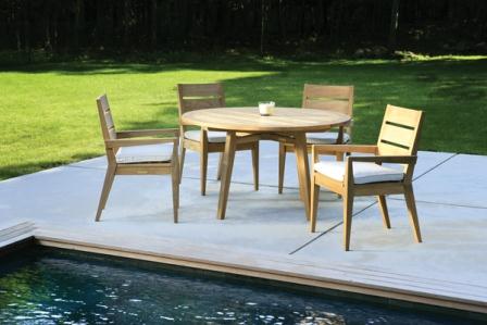 52" Round Dining Table — Kingsley Bate archive photograph
