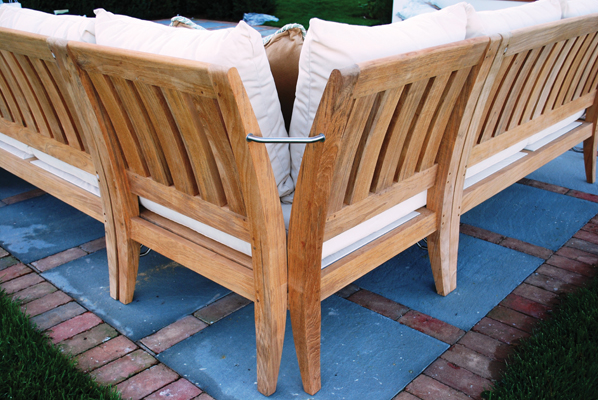 Sectional Corner Chair — Kingsley Bate archive photograph