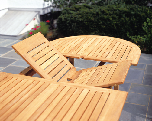 100" Oval Extension Table — Kingsley Bate archive photograph
