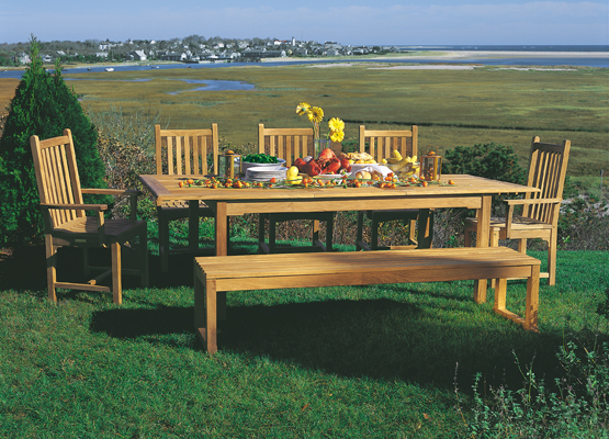 Evanston 70" – 92" Dining Table — Kingsley Bate archive photograph