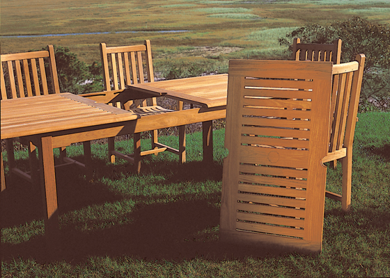Evanston 70" – 92" Dining Table — Kingsley Bate archive photograph
