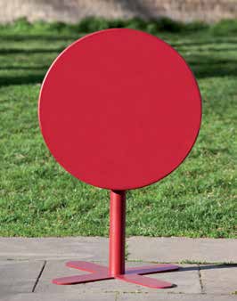 Génova Table / Red wine RAL 3004 — iSiMAR catalogue photography