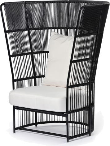 Varaschin Tibidabo High back Lounge Armchair - CUSHIONS INCLUDED: 60x60 1 pz