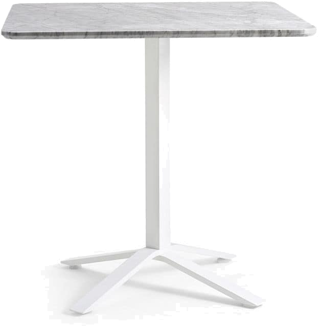 Varaschin Blade Table base; MAXIMUM SUPPORTED SIZE TOP Ø 90 80x80