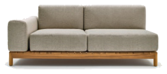 Varaschin Barcode modular sofa composition (90 180 90 52 67 20 70 90)