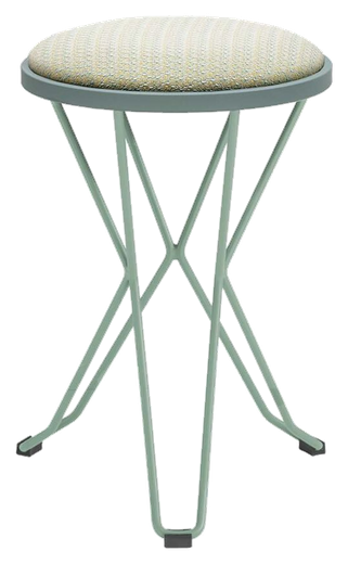 Upholstered mini stool 48