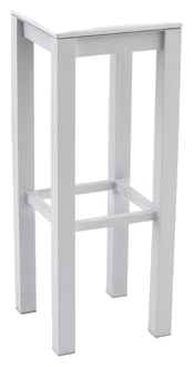 CALMA Una side stool trespa seat