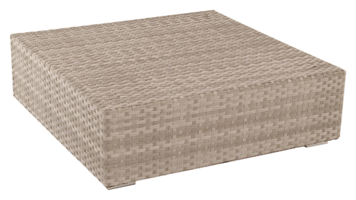 CALMA Cubic wicker square footstool