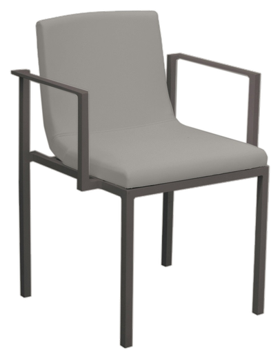 CALMA Una upholstered PE stackable chair