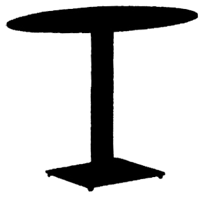 CALMA Contract round dining table