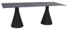 CALMA Pot rectangular dining table