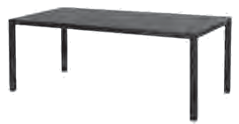 CALMA Una rectangular dining table