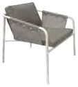 CALMA Nua lounge chair with cushions